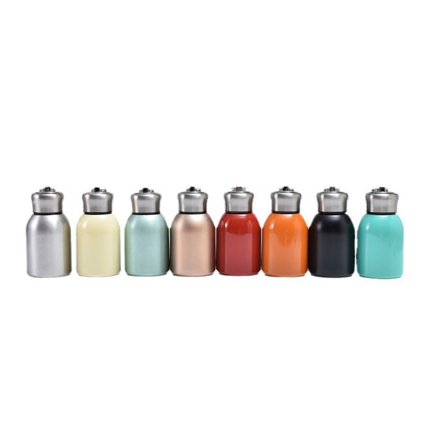 Mini 304 stainless steel chubby thermos cup double layer vacuum portable portable pocket cup gift cup