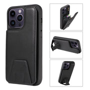 Suitable for Apple 15 phone case 13promax stand phone case adhesive leather anti drop 12 accordion card insertion phone case