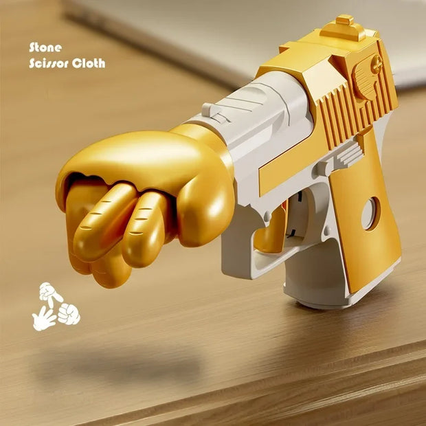 Rock Paper Scissors Gun  Decompression Party Social Toy Stress Relief Prop Tiny Interactive Funny Toy Gun Birthday Gifts