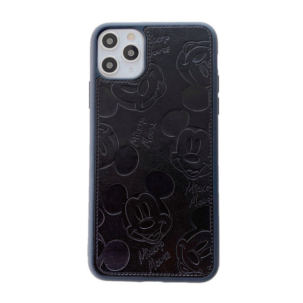 Cute Mickey Is Suitable For Apple iPhone 13pro Mobile Phone Case With Skin Sticking Protective Case And 12 Soft Case