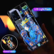 LED Flash Call Light Case For Samsung Galaxy S23 Ultra S22 21 Note 20 Ultra FE Selfie Light Cover for Samsung S21 S20 Plus Coque