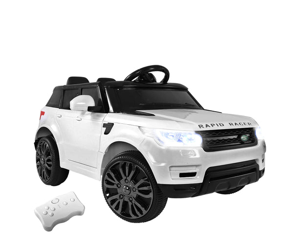 Kids Electric Ride on Car SUV Range Rover-Inspired Cars Remote 12V White