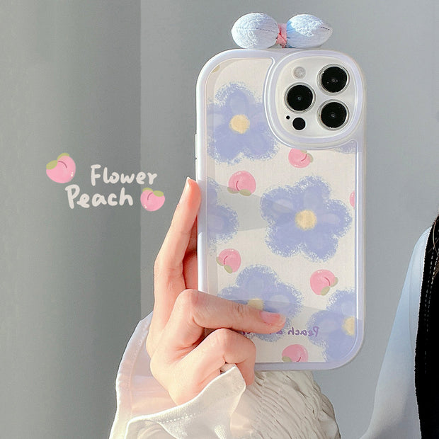 Bow for iphone13promax apple 12 mobile phone case