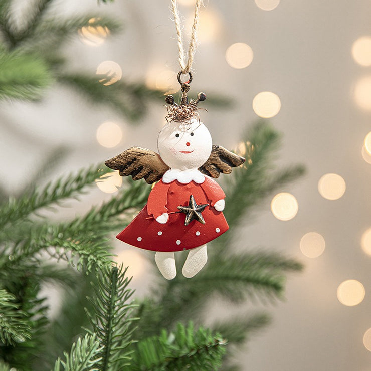 Christmas decorations, painted snowmen, Christmas pendants, Christmas tree ornaments