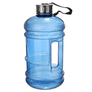 2.2L Portable Size PETG Large Capacity Water Bottle Training Sports Workout Drink Bottle Shaker Bottle with Handle Outdoor Gym