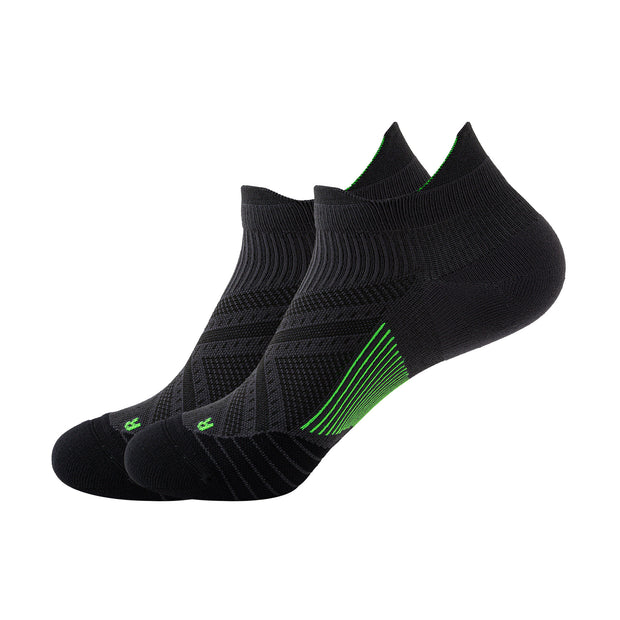 Professional sports socks for men and women, shallow socks for fitness and running, towel bottom, anti slip and wear-resistant sports boat socks