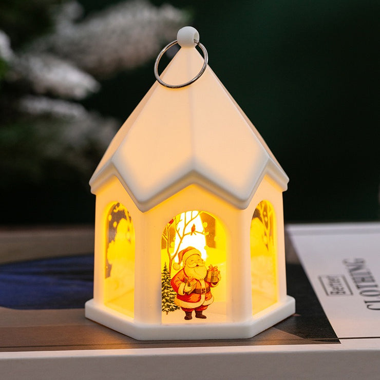 Christmas Children's Luminous Gift Retro Night Light Christmas Tree Pendant Desktop Decoration Props