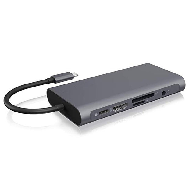 Type-C ten in one HUB docking station, multi in one MacBook laptop aluminum alloy hub