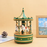 New Carousel Music Box Children's Toys Birthday Gift Music Box Christmas Gift Ornament