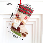 Christmas socks snowman socks decorative socks Christmas gift bags pendants