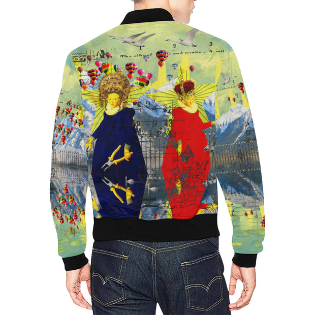 THE LAMPPOST INSTALLATION CREW VIII All Over Print Bomber Jacket for