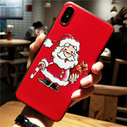 3D Emboss Christmas Cover For Xiaomi Redmi Note 4X 5 6 7 8 K20 Pro Plus 6A 7A S2 Mi A1 A2 A3 8 Lite 9 SE 9T F1 CC9 CC9e TPU Case