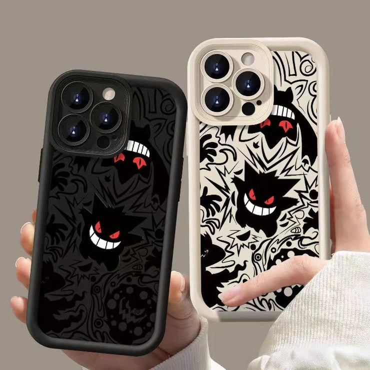 Red eye Geng Gui is suitable for Apple 14promax all inclusive 15pro phone case 13/12 anti drop 11/X/8