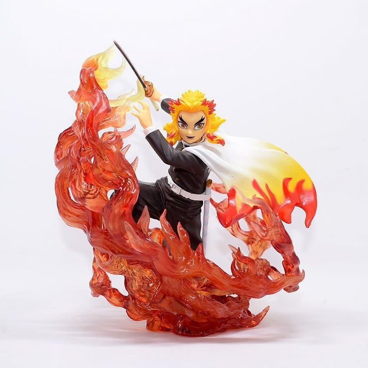 Dee Manshe GK Flame Flame Flame Pillar Purgatory Apricot Shoulang Anime Surrounding Model Decoration