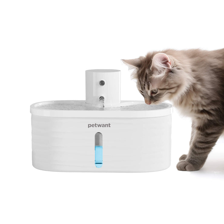 Paiwang 2.5L wireless pet water dispenser infrared sensing multi-mode strong battery life cordless automatic cat water feeder