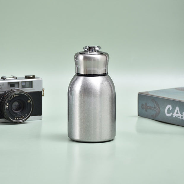 Mini 304 stainless steel chubby thermos cup double layer vacuum portable portable pocket cup gift cup