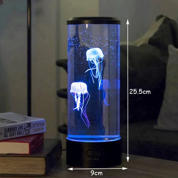 Color Changing Jellyfish Lamp Usb/Battery Powered Table Night Light Children'S Gift Home Bedroom Decor Boys Girls Birthday Gifts