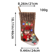 Christmas lights Christmas socks Christmas tree decorations children's gift bags fireplace decorations socks