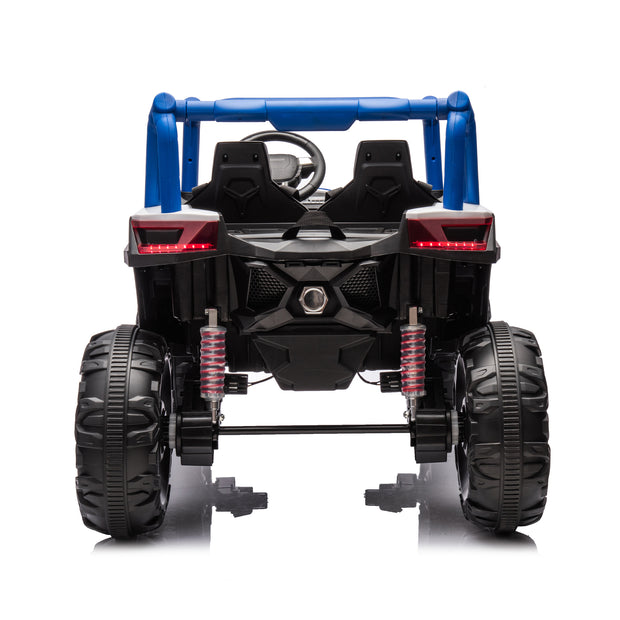 Side by Side 4x4 Ride on Off-Road Truck with Parent Remote Control, Battery Powered Electric Car - Follow yourDream