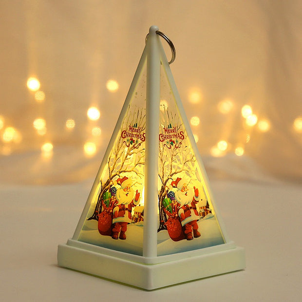 Christmas decorations children's handheld night lights Christmas Eve gifts ornaments atmosphere pendants