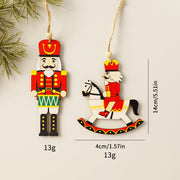 Elk Snowman Christmas Decoration Snowflake Santa Claus Christmas Tree Pendant Christmas Tree Decoration - Follow yourDream