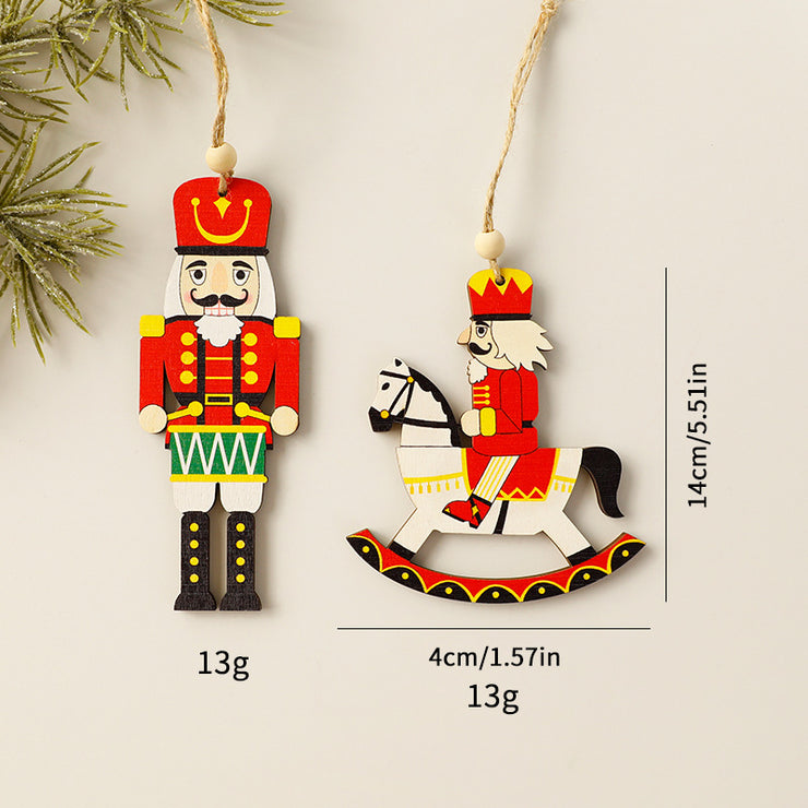 Elk Snowman Christmas Decoration Snowflake Santa Claus Christmas Tree Pendant Christmas Tree Decoration