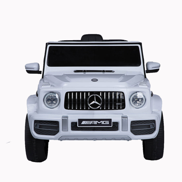 Mercedes Benz G63 Children's Electric Vehicle with Remote Control 12V Music, Horn, Spring Suspension, Safety Lock and License