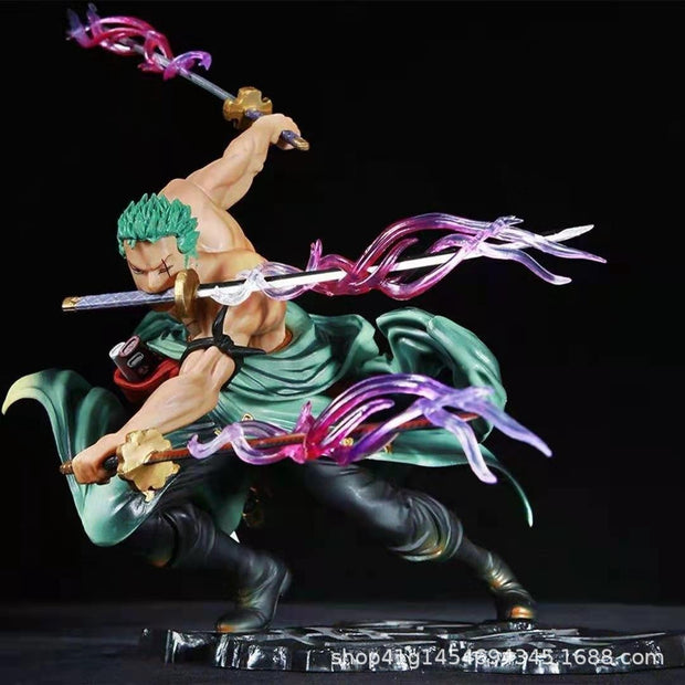 Pirate King's Three Thousand World Solon Handmade High Quality Edition Three Blade Flow Solon Anime Handmade Model Toy