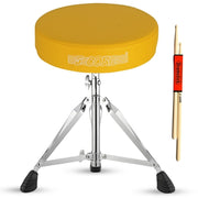 5Core Drum Throne Padded Adjustable Guitar Stool Drummer Seat for