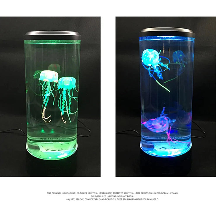 Color Changing Jellyfish Lamp Usb/Battery Powered Table Night Light Children'S Gift Home Bedroom Decor Boys Girls Birthday Gifts - Follow yourDream