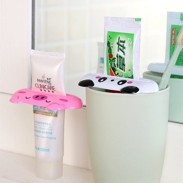 1pcs Animal Easy Toothpaste Dispenser Plastic Tooth Paste Tube Squeezer Useful Toothpaste Rolling Holder For Home Bathroom - Follow yourDream