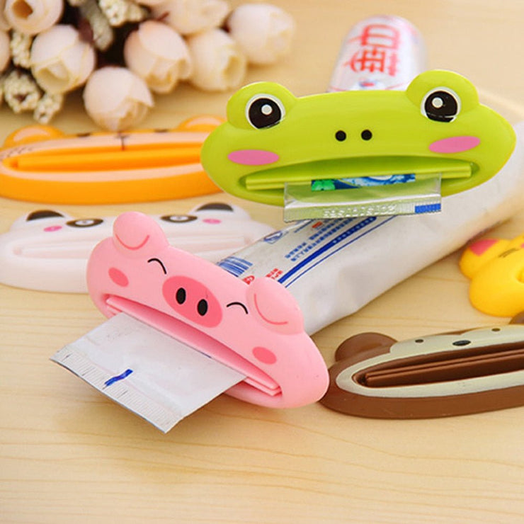 1pcs Animal Easy Toothpaste Dispenser Plastic Tooth Paste Tube Squeezer Useful Toothpaste Rolling Holder For Home Bathroom - Follow yourDream
