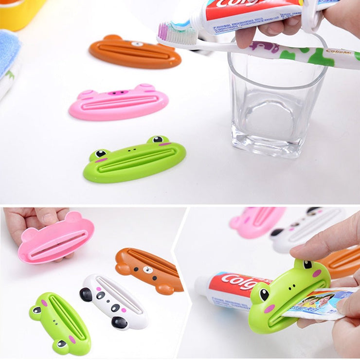 1pcs Animal Easy Toothpaste Dispenser Plastic Tooth Paste Tube Squeezer Useful Toothpaste Rolling Holder For Home Bathroom - Follow yourDream