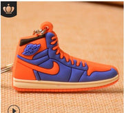 1pcs air jordan 1st generation sneakers AJ1 keychain off white joint dark brown barb keychain - Follow yourDream