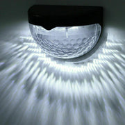2-12PCS Solar Powered LED Wall Lights Door Fence Light Outdoor Garden Lamp Light - Follow yourDream