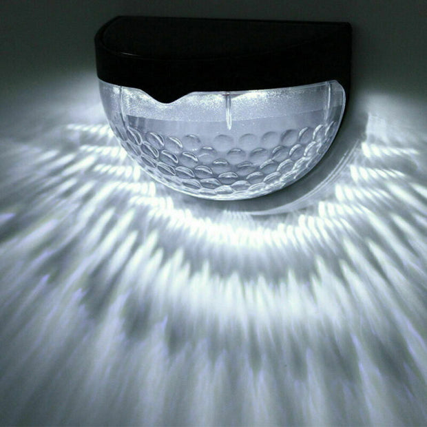 2-12PCS Solar Powered LED Wall Lights Door Fence Light Outdoor Garden Lamp Light - Follow yourDream