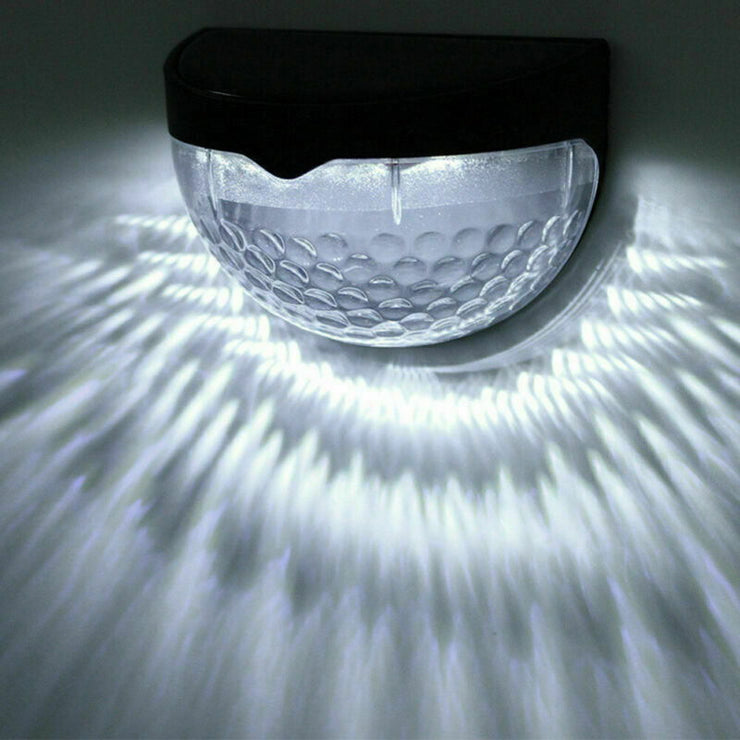 2-12PCS Solar Powered LED Wall Lights Door Fence Light Outdoor Garden Lamp Light - Follow yourDream