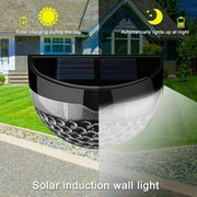 2-12PCS Solar Powered LED Wall Lights Door Fence Light Outdoor Garden Lamp Light - Follow yourDream