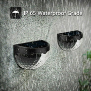 2-12PCS Solar Powered LED Wall Lights Door Fence Light Outdoor Garden Lamp Light - Follow yourDream