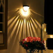 2-12PCS Solar Powered LED Wall Lights Door Fence Light Outdoor Garden Lamp Light - Follow yourDream