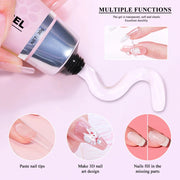 20ml/30ml Strong Nail Tips Glue Gel UV for Nails Rhinestones Resin Gem Jewelry DIY Decorations Adhesive Nail Fake Glue - Follow yourDream