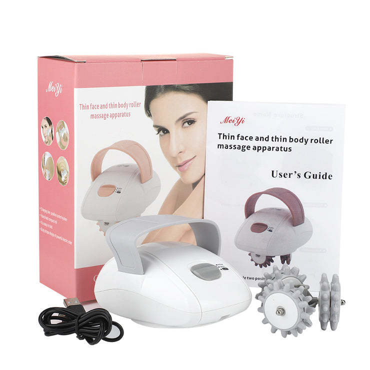 USB Face-Lifting And Slimming Head Roller Massager Body Sculpting Beauty Body 3D Massage Head