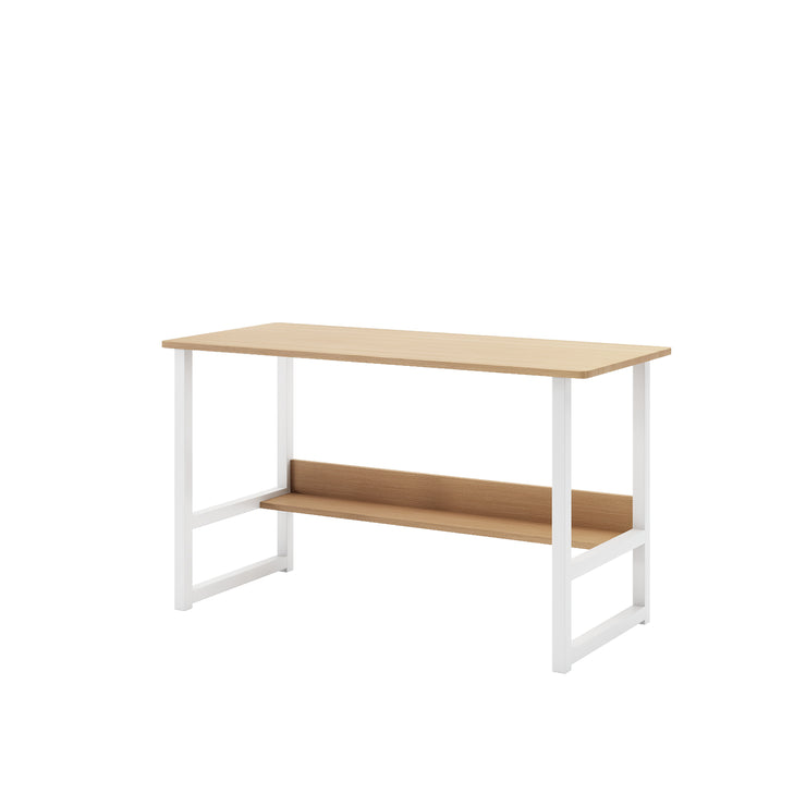 Computer desk, desktop room, simple desk, bedroom desk, student home desk, wooden desk with storage rack