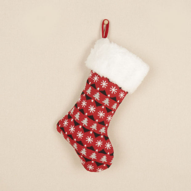 Christmas Knitted Socks Christmas Decorative Socks Candy Gift Bag Hanging Christmas Socks Hanging Gift Bag