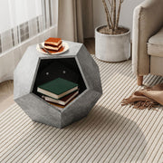 25.98"Modern Pet Furniture Cat Litter Side Table, Sofa Side Table, Planter MDF Multifunctional Furniture, Cement Gray - Follow yourDream