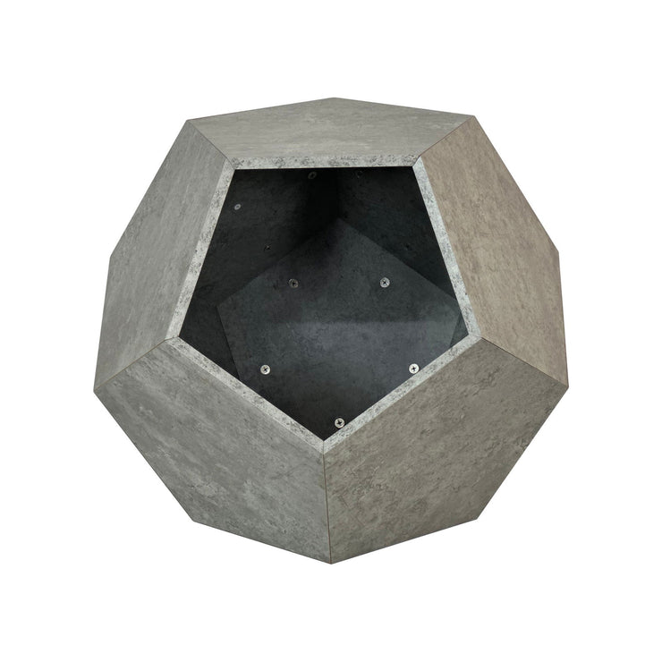 25.98"Modern Pet Furniture Cat Litter Side Table, Sofa Side Table, Planter MDF Multifunctional Furniture, Cement Gray - Follow yourDream