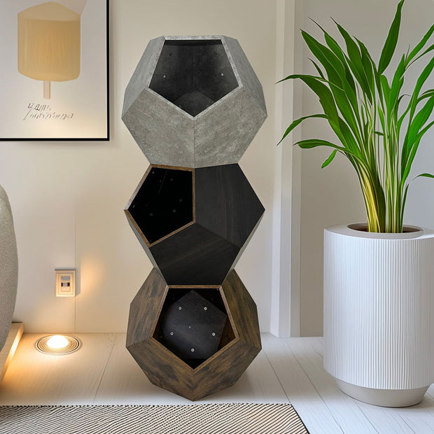 25.98'' Modern Pet Furniture Cat Litter, Sofa Side Table, Planter MDF Multifunctional Furniture, Burmese Sumac - Follow yourDream