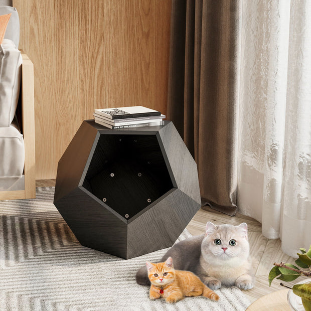 25.98'' Modern Pet Furniture Cat Litter, Sofa Side Table, Planter MDF Multifunctional Furniture, Burmese Sumac - Follow yourDream