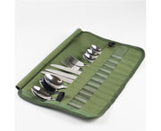 Outdoor Camping Tableware Bag Picnic Cutlery Set with Travel Case for Family