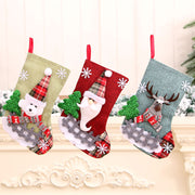 Santa Claus Christmas decorations Socks Christmas gift bags